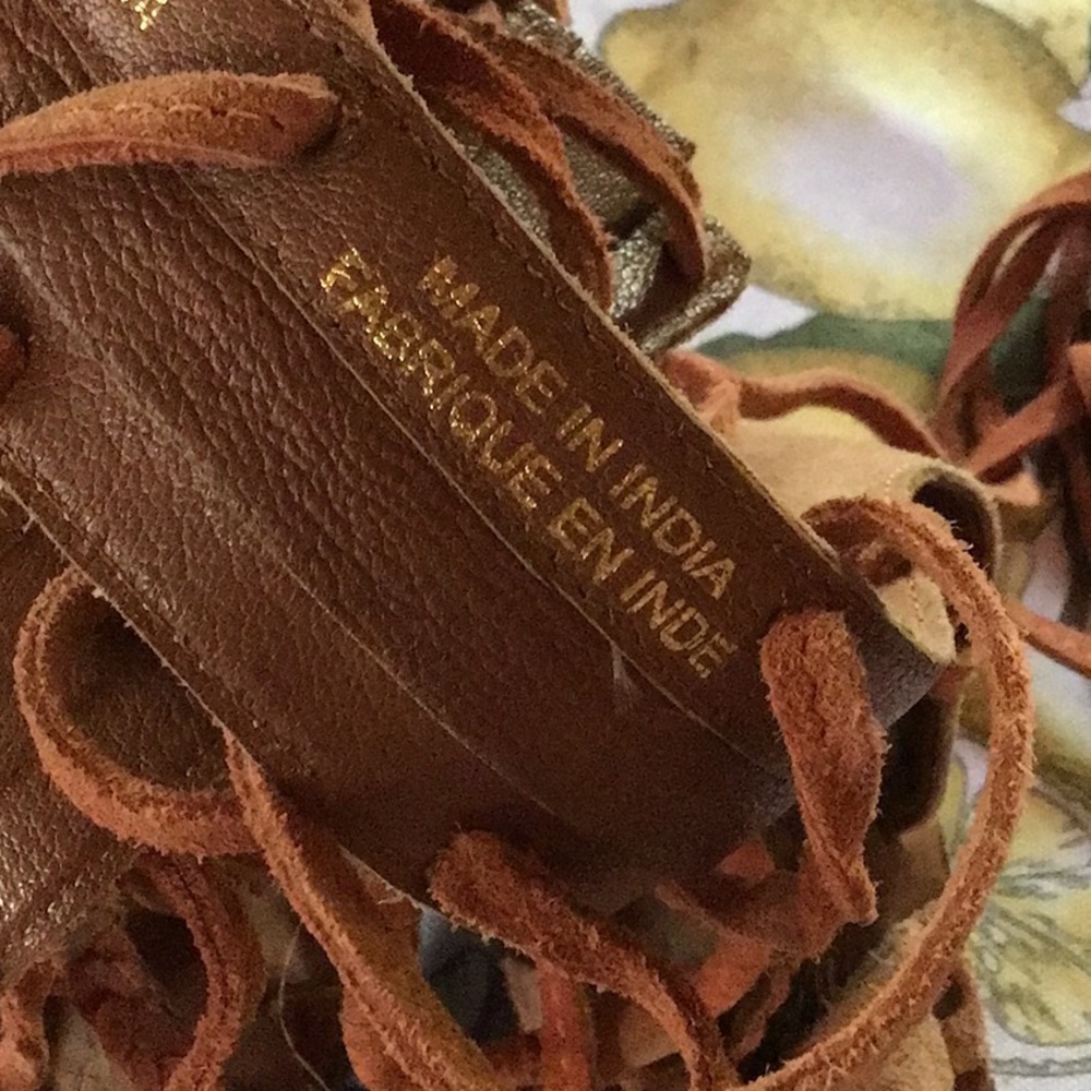 Free people gladiator leather Sandals - Picture 6 of 8